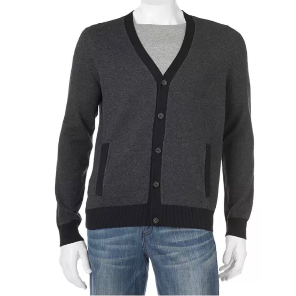 Marc Anthony slim fit merino wool/cashmere cardigan